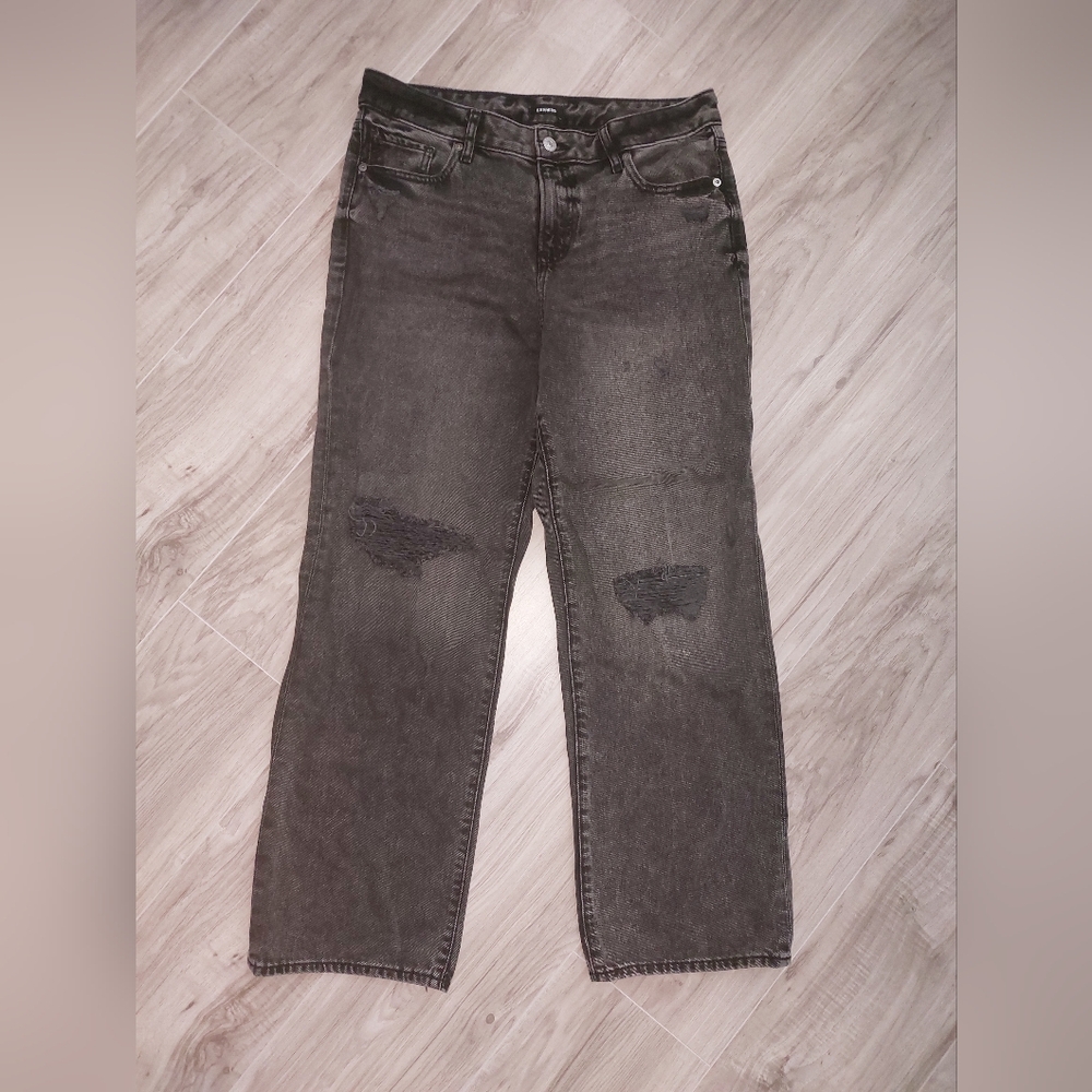 Express Black Denim Jeans